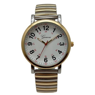 Olivia Pratt Bold Numbers and Casual Stretch Band Women Watch