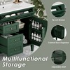 Okak 36" Multi-function Vanity for Small Bathroom with Sink Free Standing Bath Cabinet with Soft Closing Door, 2 Drawers & 1 Tip-out Drawer - 3 of 4