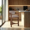 Meridian Furniture,Sacha Taupe Velvet Stool - 2 of 4
