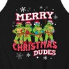 Men's - Teenage Mutant Ninja Turtles - Merry Christmas Dude Graphic Tank Top - 2 of 4