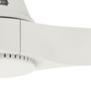 Hunter 52" Mosley Ceiling Fan Matte White Finish with 3 Blades for Indoor/Outdoor Use - 2 of 4