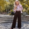Lands' End Women's High Rise Wide Leg Corduroy Pants - 4 of 4