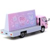 Mitsubishi Fuso Canter Mobile Ad Truck RHD "Hello Kitty" Pink with Graphics "Truck64" 1/64 Diecast Model Car by Tarmac Works - 3 of 4
