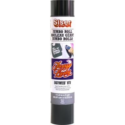 Siser EasyWeed HTV Vinyl 11.8"X5yd Roll-Black