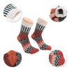 Unique Bargains Women's Retro Winter Warm Socks Assorted Color 5 Pair - 3 of 4