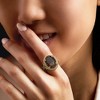 Ross-Simons 9.00 Carat Smoky Quartz Ring With .30 ct. t.w. White Topaz in 18kt Gold Over Sterling - 2 of 4