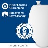 Mayfair by Bemis Toilet Seat, Round White Plastic - 3 of 3