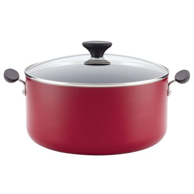 Farberware 10.5qt Aluminum Nonstick Stockpot With Lid Black : Target