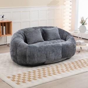 NicBex Bean Bag Sofa,Beanbag Chair with Armrests and Pillows,Oversized Lounge Sofa for Couples,Comfy Chair for Living Room Bedroom - 1 of 4