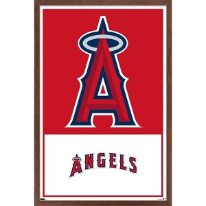 Trends International MLB Los Angeles Angels - Logo 22 Framed Wall Poster Prints - 1 of 4