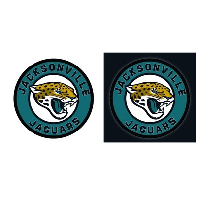 Evergreen Ultra-Thin Edgelight LED Wall Decor, Round, Jacksonville Jaguars- 23 x 23 Inches Made In USA