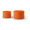 NicBex Modern Round Coffee Table Set of 2 with Solid Frame for Living Room and Leisure Area - 4 of 4