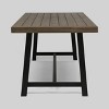 Lyons 7pc Acacia Wood Rustic Dining Set Gray - Christopher Knight Home: Outdoor Picnic Style, Weather-Resistant - 4 of 4
