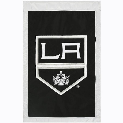 Evergreen Applique Los Angeles Kings House Flag, 29 x 44 inches