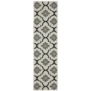 Oriental Weavers Torrey 5562E Light Grey/ Black Indoor/Outdoor Area Rug - 1'10" x 7'3" - 1 of 4