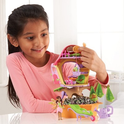 Magical Fairy Garden Playset with Hedgehog and Earth Fairy