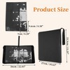 Unique Bargains Card Binder 9 Pockets 50 Pages 900 Card Capacity Double-Sided for Sport Cards Game Card Black - 2 of 4