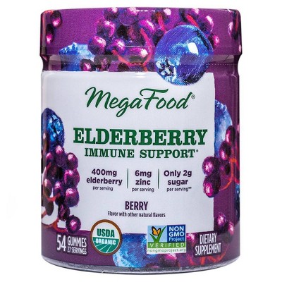 MegaFood Immune Support Gummies - Elderberry - 54ct