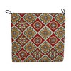 Blazing Needles, 20-inch by 19-inch Patterned Outdoor Spun Polyester Chair Cushion, Montfleuri Sangria - 2 of 2