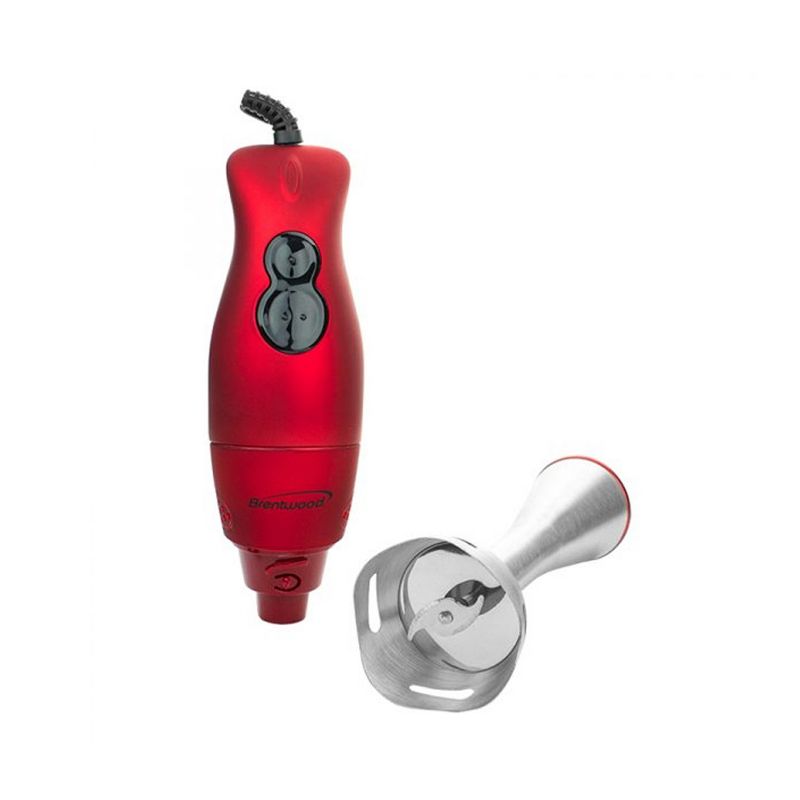 Brentwood 2-Speed Hand Blender in Red with Soft Grip Handle, 4 of 9