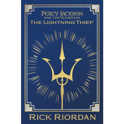 Percy Jackson and the Olympians the Lightning Thief Deluxe Collector's Edition - by  Rick Riordan (Hardcover)