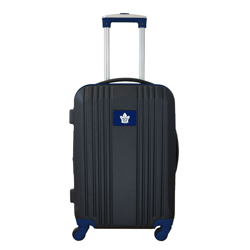 NHL 21" Hardcase Two-Tone Spinner Carry On Suitcase, 1 of 5