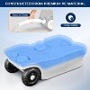 SereneLife 40L Rolling RV Water Tank - HDPE Portable Fresh Water & Sewage Tank with Metal Handle, Large Wheels, and Drainage Features (Gray) - 4 of 4