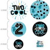 Big Dot of Happiness Two Cool - Boy - Blue 2nd Birthday Party Giant Circle Confetti - Party Decorations - Large Confetti 27 Count - 2 of 4