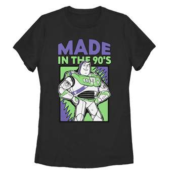 Women's Toy Story Buzz Lightyear Made in 90s T-Shirt