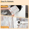 Modern Abstract Line Rug, Washable Non-Slip Low Pile Carpet, No-Shedding Stain-Resistant for Living Room, Bedroom, Dorm, Office - 4 of 4