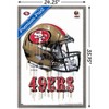 Trends International NFL San Francisco 49ers - Drip Helmet 20 Framed Wall Poster Prints - 3 of 4
