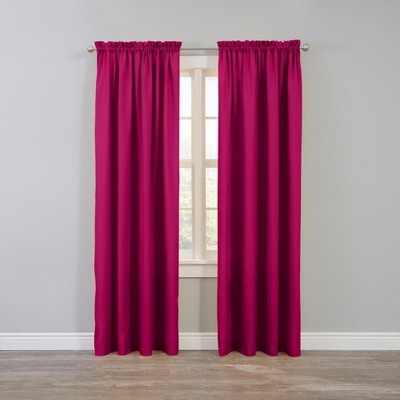 BrylaneHome BH Studio Microfiber Rod-Pocket Panel