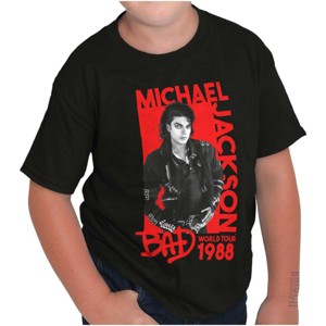 Michael Jackson Bad World Your 1988 Crewneck T Shirts Boy Girl Brisco Brands - 1 of 4