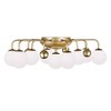 CWI Lighting Element 9 Light Flush Mount With Sun Gold Finish - 3 of 4