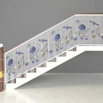 EMIRCEY Stair Railing Net Balcony Railing Net Indoor and Outdoor Stair Net