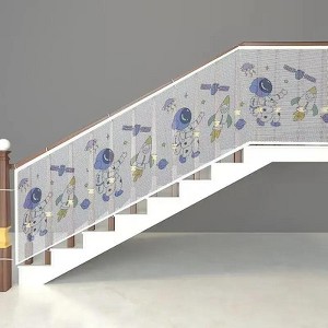 EMIRCEY Stair Railing Net Balcony Railing Net Indoor and Outdoor Stair Net - 1 of 1