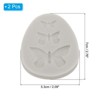 Unique Bargains Butterfly Silicone Polymer Clay Fondant Template for Crafts Air Dry DIY 2 Pcs - 2 of 4