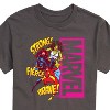 Men's - Marvel - Super Hero Women Sound Effects Short Sleeve Graphic T-Shirt - 2 of 4