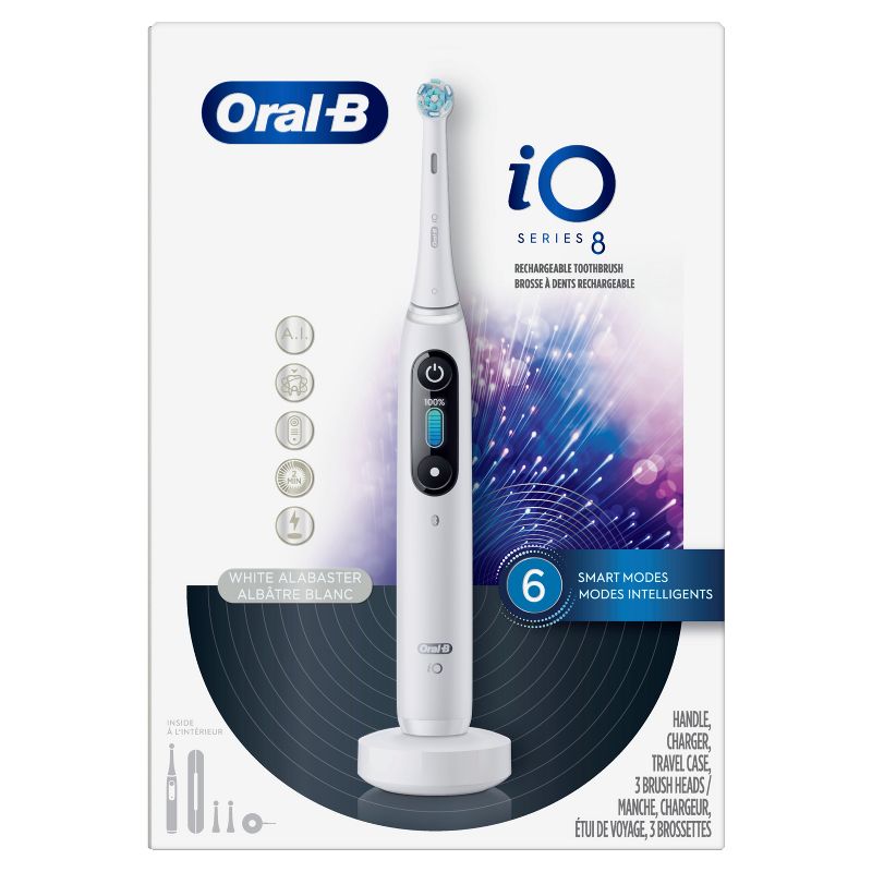 Oral-B iO Series 8 Electric Toothbrush with 3 Brush Heads, 3 of 19