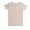 Chick Pea Baby All Cotton 4pc Pajama Set for Baby Girls Cute and Comfy Sleepwear - 3 of 4