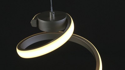 11" Silver Modern Minimalist Aluminum LED Pendant Light