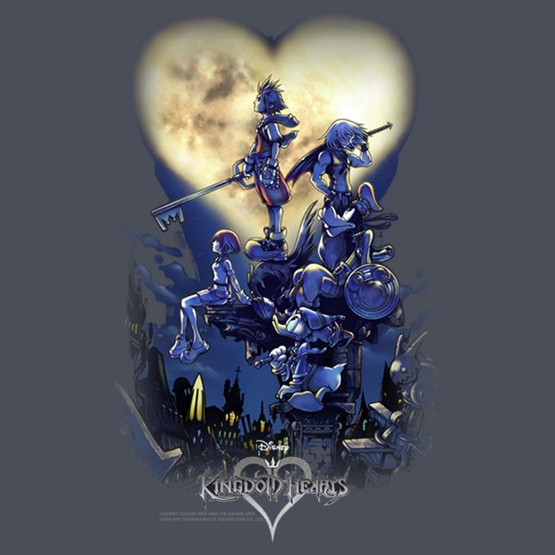 Women's Kingdom Hearts 1 Box Art Racerback Tank Top, 2 of 5