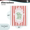 Stupell Industries Holly Jolly Ornate Border Canvas Art - 4 of 4