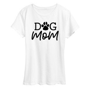 Women's - Instant Message - Dog Mom Short Sleeve Graphic T-Shirt - 1 of 4
