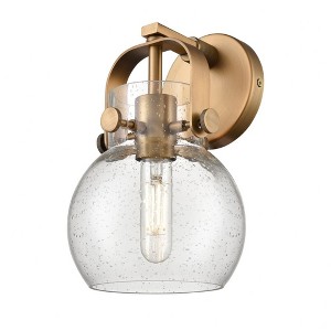 Pilaster II Sphere - 1 Light Wall Sconce In Industrial Style-9.75 Inches Tall and 6.5 Inches Wide - 1 of 1