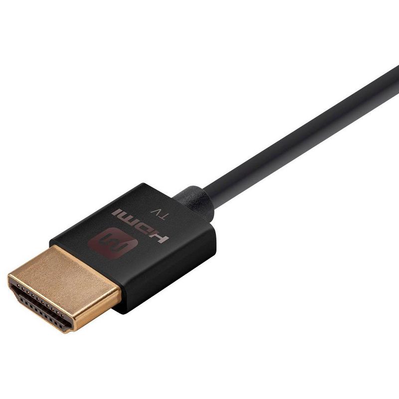 Monoprice HDMI Cable - 15 Feet - Black | High Speed, Active Chipset, 4K@60Hz, 18Gbps, HDR, 36AWG, YUV 4:4:4, Compatible with UHD TV and More - Ultra, 3 of 6