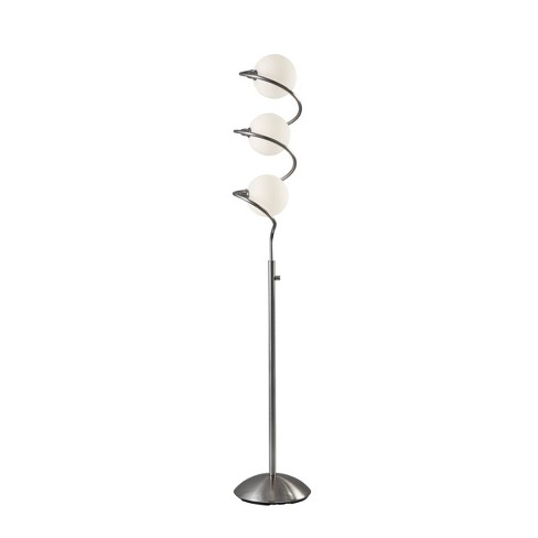 Olympia Led Floor Lamp Steel Includes Energy Efficient Light Bulb