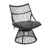 Christopher Knight Home Caryl Outdoor Club Chair with Cushions Wicker Gray - 2 of 4