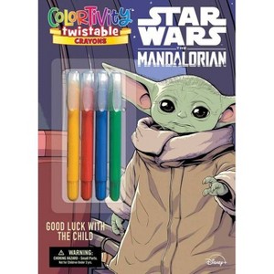 Star Wars the Mandalorian Colortivity: Good Luck with the Child - (Color & Activity with Twistable Crayons) by  Editors of Dreamtivity (Paperback) - 1 of 4
