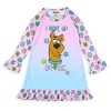 Scooby Doo Toddler Girl I Woke Up Like This Raglan Ruffle Gown Nightgown - 3 of 4
